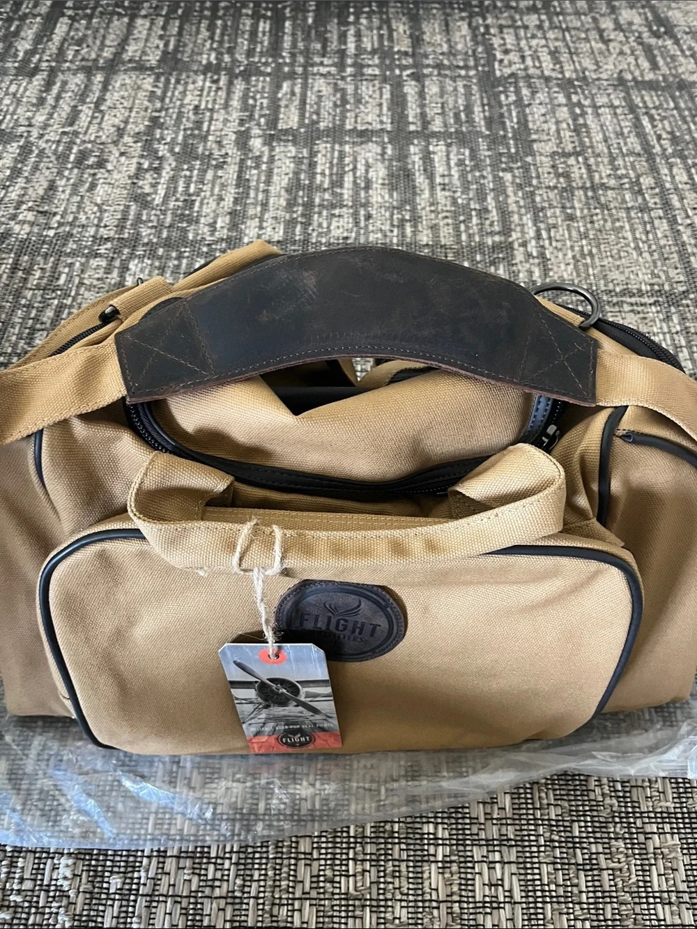 Bush Pilot Duffel Bag in Tan